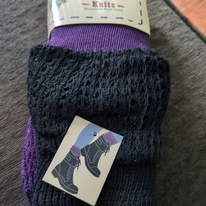 Treehouse Knits Slouched Boot Socks Size 9-11 New